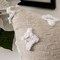 Set of 2 Decorative Throw Pillow Covers Rhombic Jacquard Pillowcase Soft Square Cushion Case for Couch Sofa Bed Bedroom Living Room, 18x18 Inch, Beige